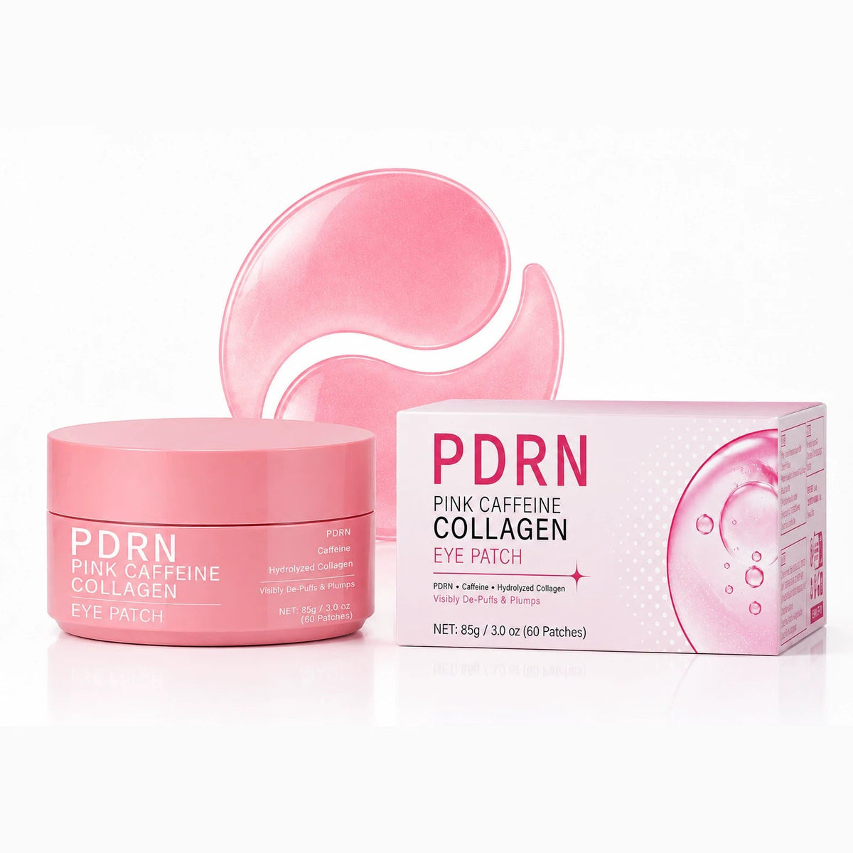PDRN collagen eye patches, 30 pairs